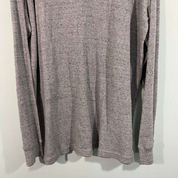 Foundry Men Grey Waffle Knit Long Sleeve Henley Top Size XLT NWT - Picture 3 of 7